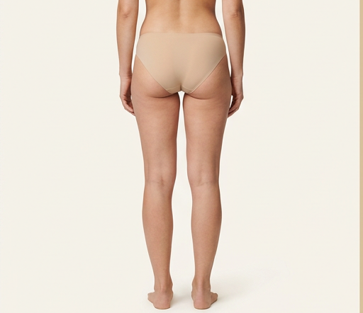 Rückansicht ohne den Body Shaper